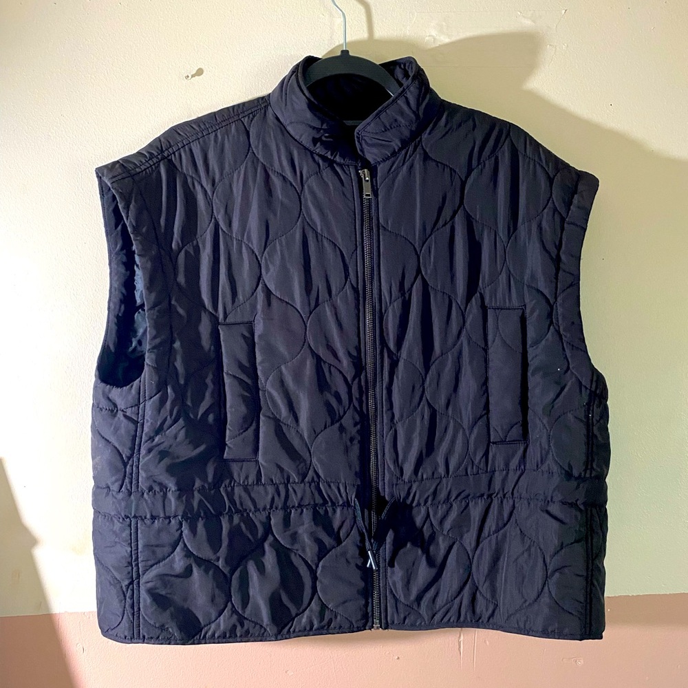 Black vest jacket